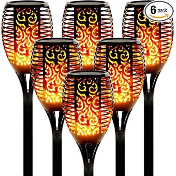 Super Large Size Solar Lights Outdoor Upgraded 43"(6 PACK) 96 LED Waterproof - Picture 7 of 7